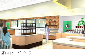店内イメージパース