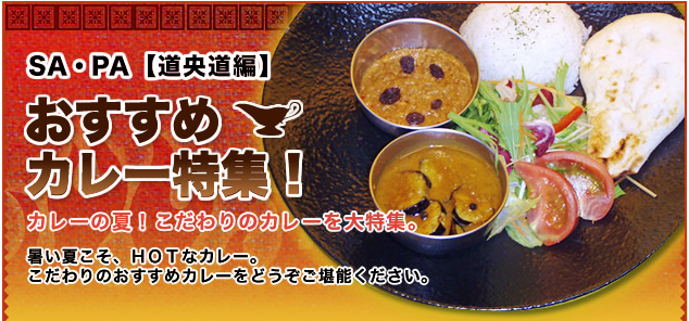 SA・PA【道央道編】おすすめカレー特集！