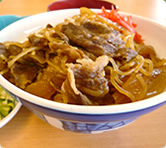 彩美牛の丼