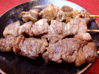 上州牛ステーキ串・豚ちゃんステーキ串・鶏もも串
