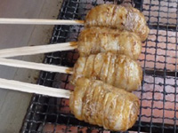 肉巻きおにぎり「ばくだん」
