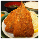 真イワシフライ定食