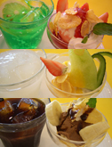 ストロベリースカッチ&メロンソーダ・チョコバナナスカッチ&アイスコーヒー・メロンスカッチ&カルピス
