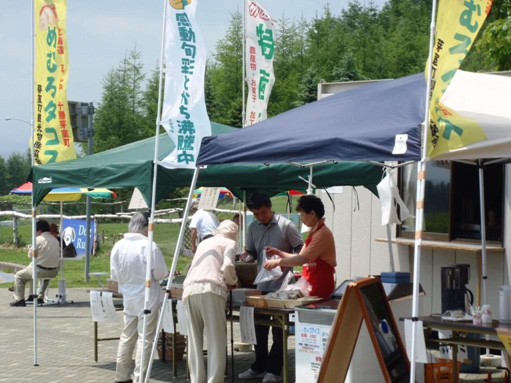 食・遊・湯 十勝フェア@十勝平原SAの様子