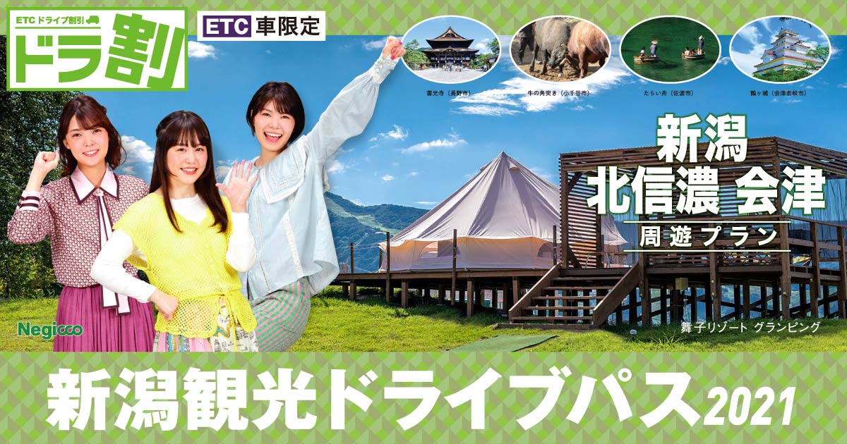 レンタカー優待一覧 新潟観光ドライブパス ドラ割 ドラぷら