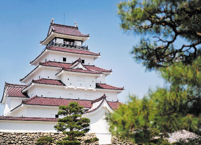 蒲生氏郷クリアファイルセット 鶴ヶ城 アンケートプレゼント 東北観光ふりーぱす