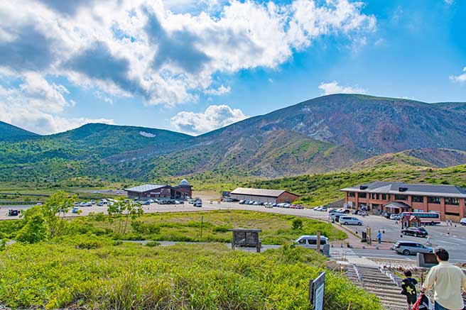 磐梯吾妻スカイライン（浄土平）スカイライン、レークライン、ゴールドラインを走って猪苗代湖を目指す