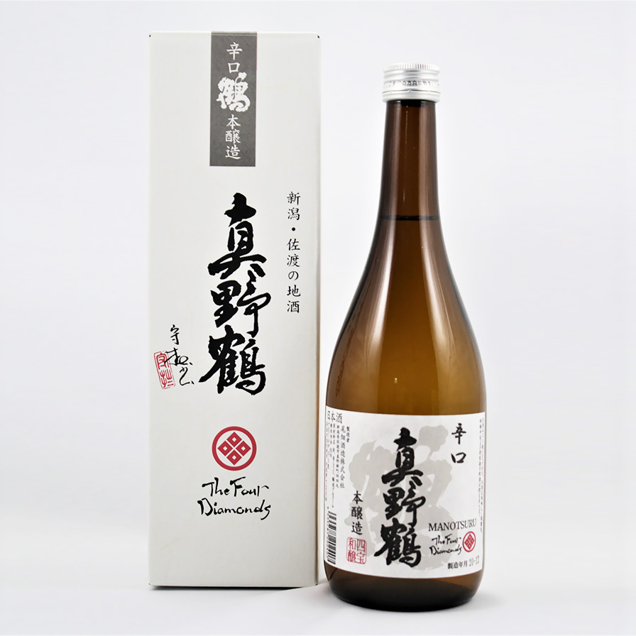 尾畑酒造 真野鶴　辛口〈鶴〉本醸造720ml