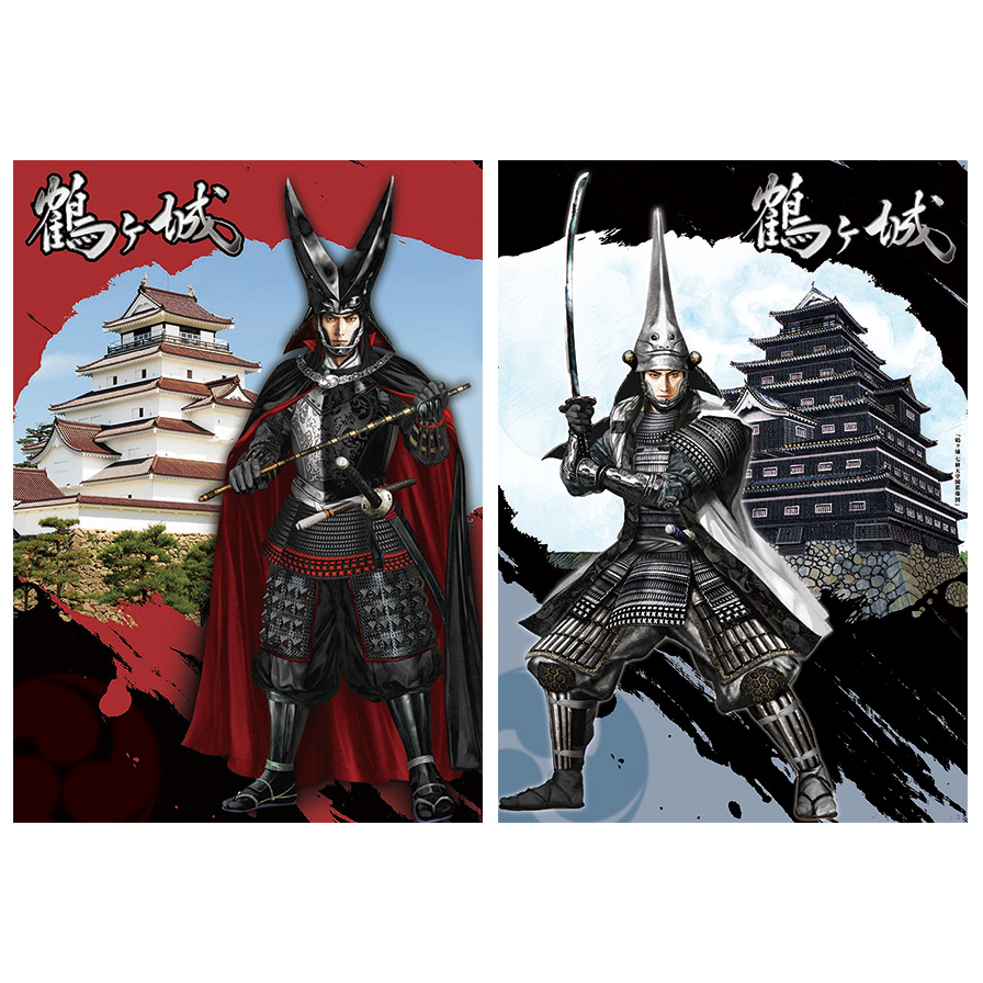 鶴ヶ城オリジナル 蒲生 氏郷クリアファイルセット