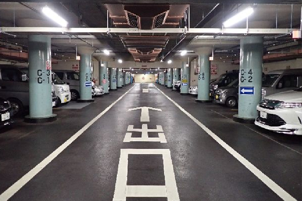 駐車場内の状況