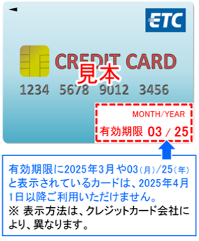 Etcカードの有効期限切れにご注意を ドラぷら Nexco東日本