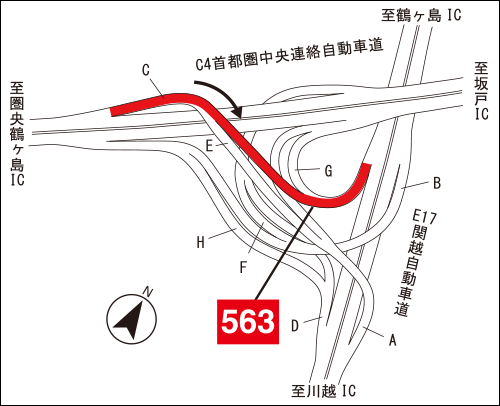 鶴ヶ島JCTのイメージ画像