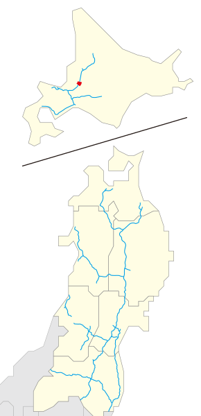 北海道エリアの地図画像