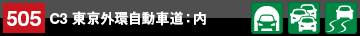 地点情報505 C3 東京外環自動車道：内