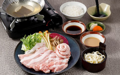 ゆめポークのしゃぶしゃぶ御膳