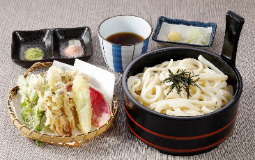 自家製うどん&天ぷら御膳