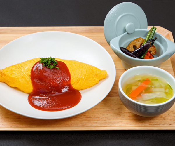 佐野市産寿宝卵のオムライス