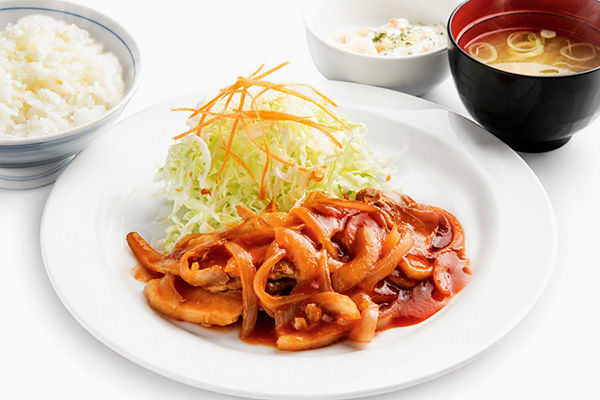 砂川ポークチャップ定食