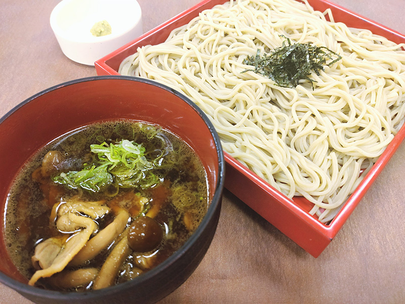 岩手鴨ときのこのつけそば/うどん