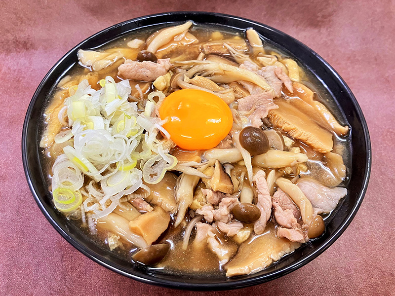 月見きのこそば