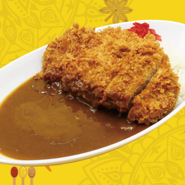 厚切りカツカレー
