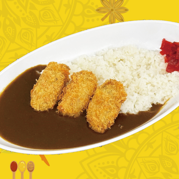 三陸産カキフライカレー