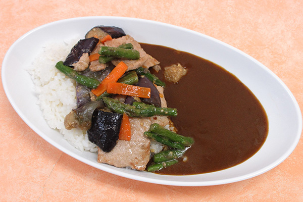ヤシオポークの彩り野菜カレー