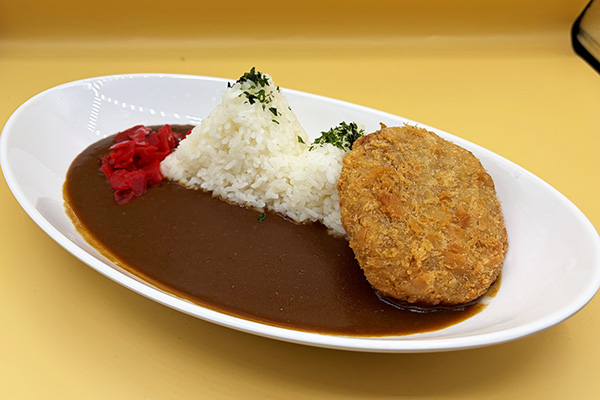 筑波山福来みかんメンチカレー