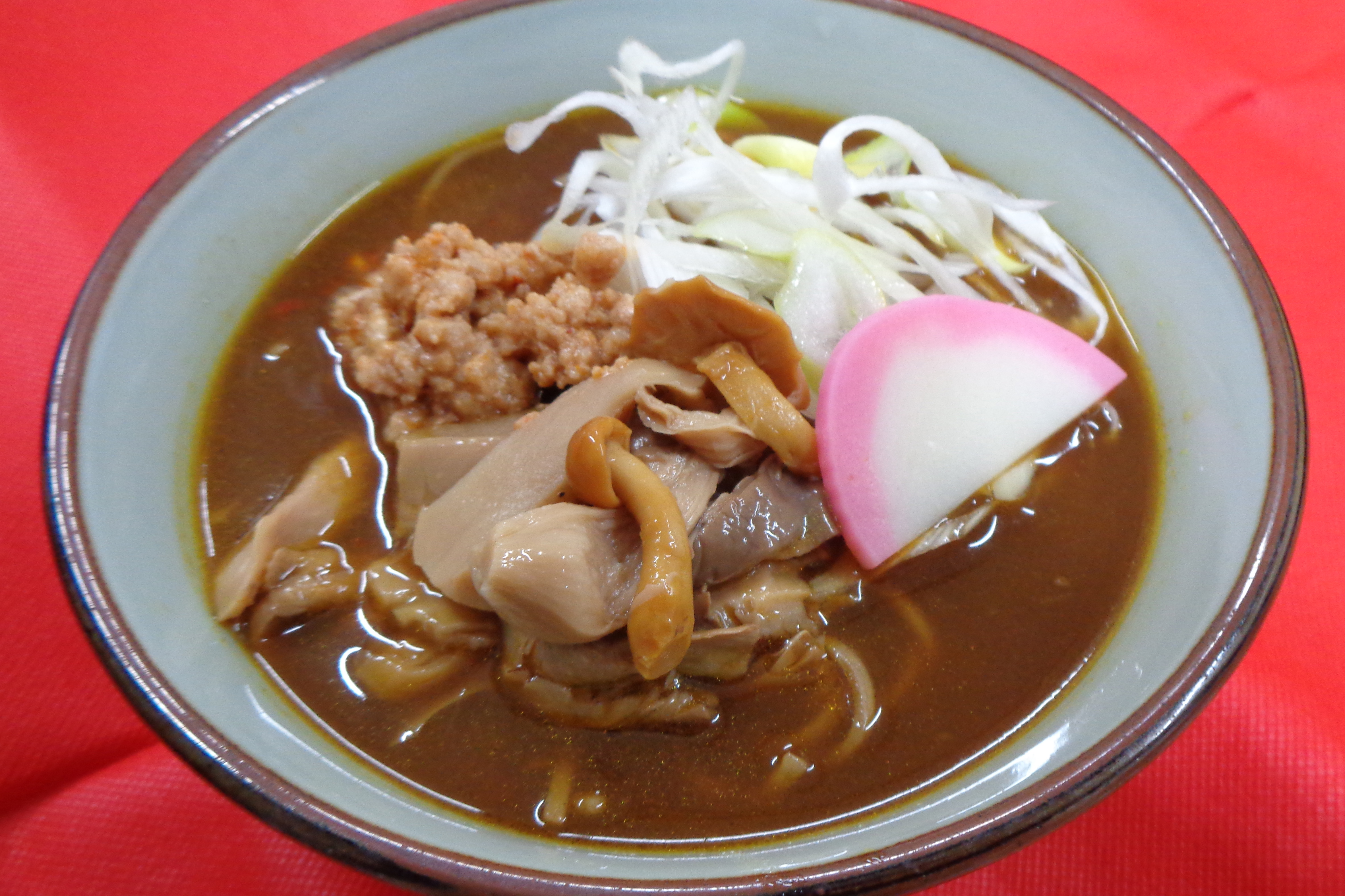 きのこカレーそば