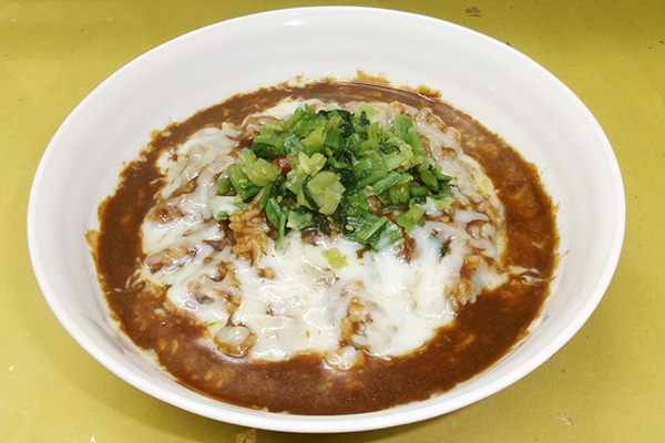 野沢菜カレードリア