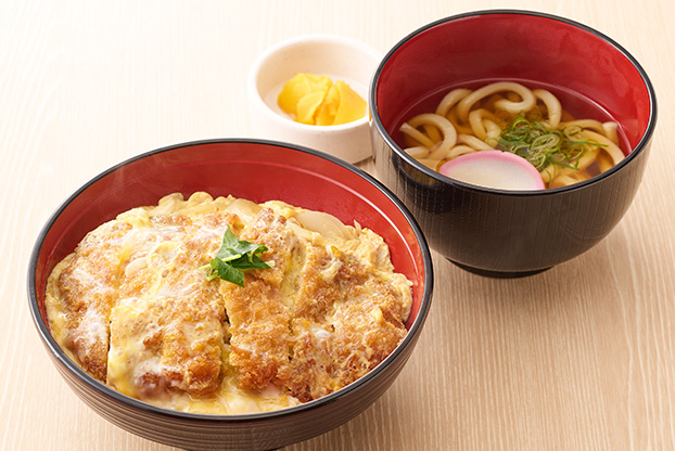 黄金豚カツ丼(うどん・そばセット)