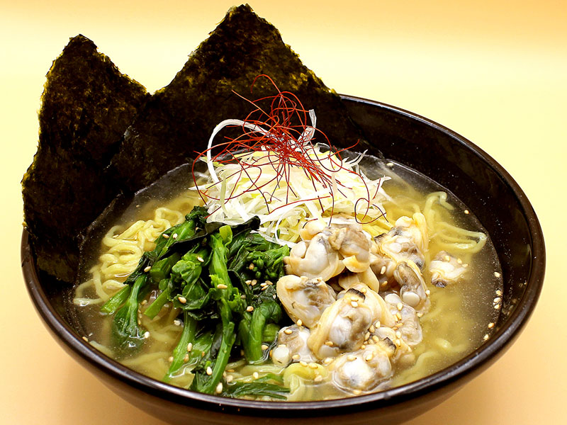 菜の花とあさりの潮らーめん