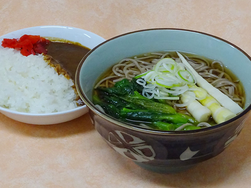春そば・うどん(ミニカレーセット)