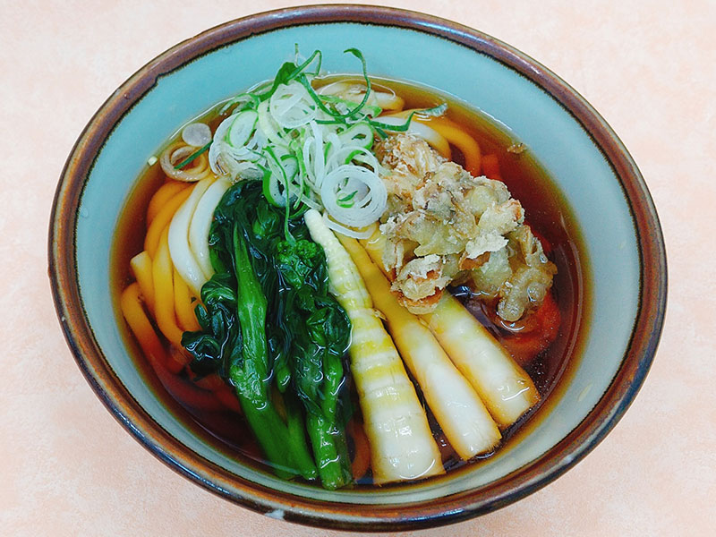 春菜と舞茸天うどん・そば