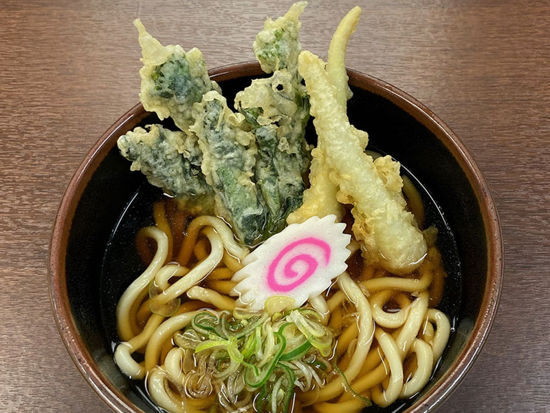 春の天ぷらうどん(並)