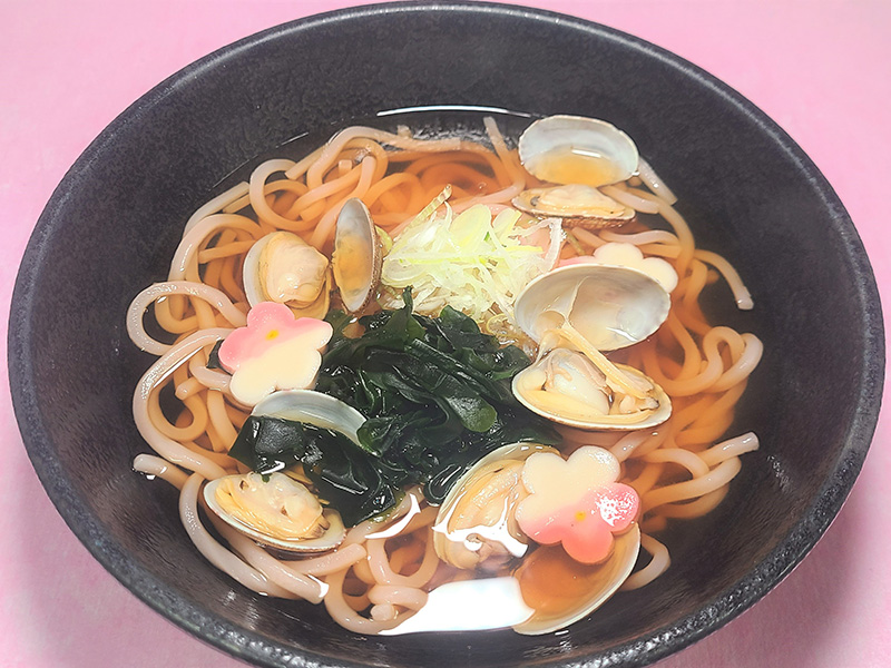 あさり桜うどん