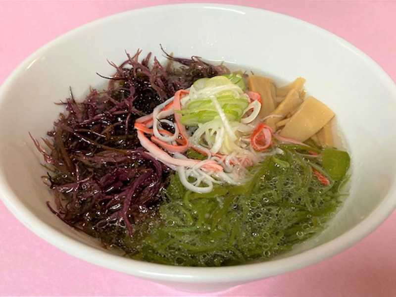 三陸めかぶとふのりの塩ラーメン