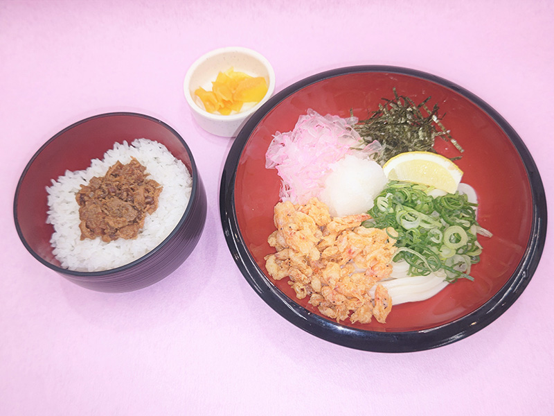 桜海老のおろしぶっかけセット
（うどん・そば）