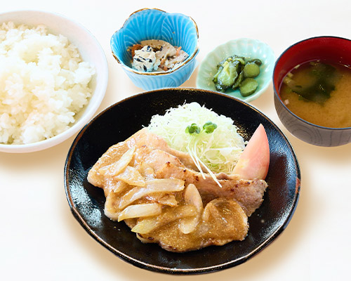 長岡豚の焼肉定食（米麹の甘味噌だれ）の画像
