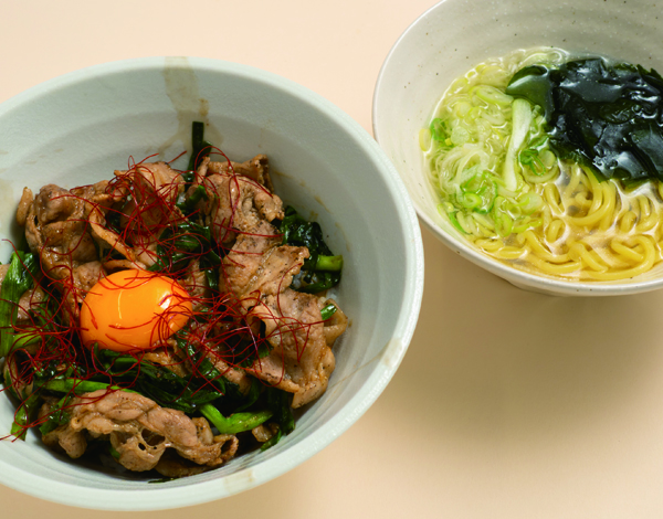関本パンチ丼セット