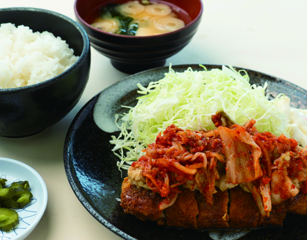 二代目納豆キムチかつ定食