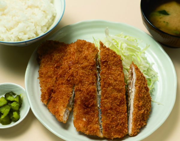 つくば鶏のチキンカツ定食