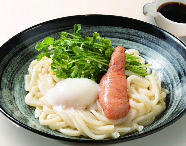 明太たまご混ぜうどん