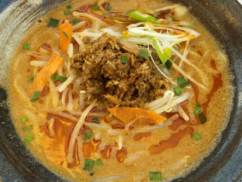 旨辛肉味噌入り 濃厚ごま味噌らーめん