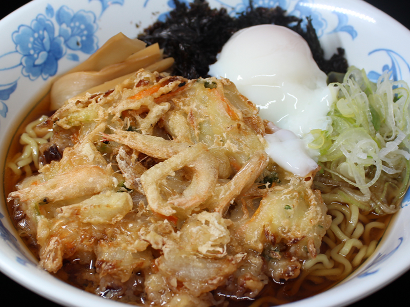 かき揚げ和風中華そば