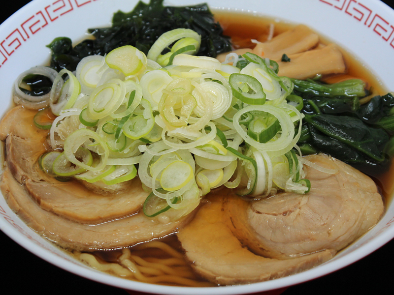 ネギたっぷり！生姜醤油ラーメン