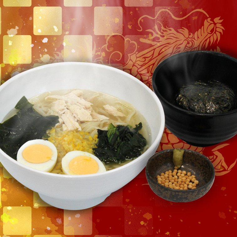 鯛だしゆず塩ラーメンおにぎりセット