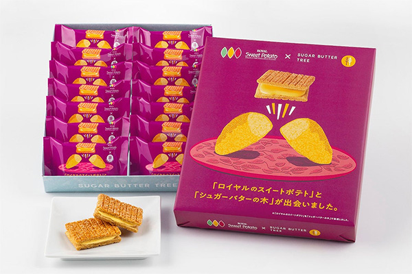 シュガーバターサンドの木<br>ロイヤルのスイートポテト風(14個入)