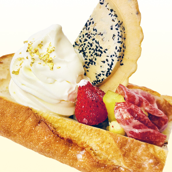 ごほうび☆アイスバケット前沢牛生ハム添え！