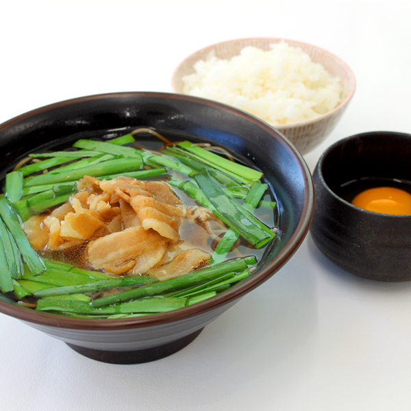 生ニラ肉うどん・そばセット